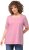 Ulla Popken Essential Square Neck Stretch Tee Light Pink - T-krekli - 