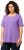 Ulla Popken Essential Square Neck Stretch Tee Pale Lilac - T-krekli - 