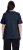 Ulla Popken Double Layer Rounded V-Neck Slim Fit Tee Navy Blue - T-krekli - 