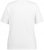Ulla Popken Double Layer Rounded V-Neck Slim Fit Tee Snow White - T-krekli - 