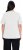Ulla Popken Double Layer Rounded V-Neck Slim Fit Tee Snow White - T-krekli - 
