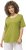 Ulla Popken Double Layer Rounded V-Neck Slim Fit Tee Apple Green - T-krekli - 