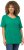 Ulla Popken Double Layer Rounded V-Neck Slim Fit Tee Emerald - T-krekli - 