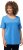 Ulla Popken Double Layer Rounded V-Neck Slim Fit Tee Sky Blue - T-krekli - 