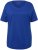 Ulla Popken Double Layer Rounded V-Neck Slim Fit Tee Cobalt Blue - T-krekli - 