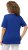 Ulla Popken Double Layer Rounded V-Neck Slim Fit Tee Cobalt Blue - T-krekli - 
