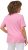 Ulla Popken Double Layer Rounded V-Neck Slim Fit Tee Light Pink - T-krekli - 