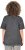 Ulla Popken Cold Dye Ruffle Edge Pocket Tee Graphite Grey - T-krekli - 