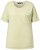 Ulla Popken Cold Dye Ruffle Edge Pocket Tee Pistachio - T-krekli - 