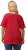 Ulla Popken Cold Dye Ruffle Edge Pocket Tee Salsa - T-krekli - 