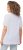 Ulla Popken Textured Striped Short Sleeve Tee Snow White - T-krekli - 