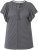 Ulla Popken Wing Sleeve V-Neck Tee Graphite Grey - T-krekli - 