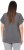 Ulla Popken Wing Sleeve V-Neck Tee Graphite Grey - T-krekli - 