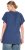 Ulla Popken Wing Sleeve V-Neck Tee Navy - T-krekli - 