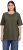 Ulla Popken Basic Round Neck Short Sleeve Relaxed Fit T-Shirt Olive Grey - T-krekli - 