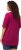 Ulla Popken Basic Round Neck Short Sleeve Relaxed Fit T-Shirt Magnolia Red - T-krekli - 