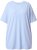 Ulla Popken Basic Round Neck Short Sleeve T-Shirt Light Blue - T-krekli - 