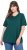 Ulla Popken Eco Cotton Basic T-Shirt 2-Pack Green/White - T-krekli - 