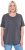 Ulla Popken Essential Round Neck Stretch Tee Graphite Grey - T-krekli - 