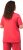 Ulla Popken Essential Round Neck Stretch Tee Dark Coral - T-krekli - 