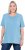 Ulla Popken Essential Round Neck Stretch Tee Light Teal - T-krekli - 