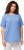 Ulla Popken Essential Round Neck Stretch Tee Cloud Blue - T-krekli - 