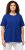 Ulla Popken Essential Round Neck Stretch Tee Cobalt Blue - T-krekli - 