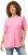 Ulla Popken Essential Round Neck Stretch Tee Light Pink - T-krekli - 