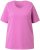 Ulla Popken Essential Round Neck Stretch Tee Cool Pink - T-krekli - 