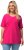 Ulla Popken Essential Round Neck Stretch Tee Fuchsia Pink - T-krekli - 