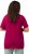 Ulla Popken Essential Round Neck Stretch Tee Magnolia Red - T-krekli - 
