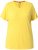 Ulla Popken Functional Antibacterial Finish V-Neck Short Sleeve Knit Top Sun Yellow - T-krekli - 