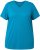 Ulla Popken Functional Antibacterial Finish V-Neck Short Sleeve Knit Top Opal Green - T-krekli - 