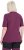 Ulla Popken Quick-Drying Short Sleeve T-Shirt Dark Cherry - T-krekli - 
