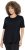 Ulla Popken Scoop Neck Short Sleeve Tee Black - T-krekli - 