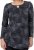 Scandinavian Caramel Triangles Tunic Dark Blue - Apdrukāti T-krekli sievietēm - 