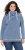 Ulla Popken Striped Turtleneck Neon Detail Sweatshirt Indigo Denim - Džemperi un džemperi ar kapuci - 