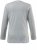Ulla Popken Basic Round Neck Long Sleeve Slim Fit Cotton Tee Light Grey Melange - T-krekli - 