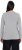 Ulla Popken Basic Round Neck Long Sleeve Slim Fit Cotton Tee Light Grey Melange - T-krekli - 