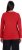 Ulla Popken Basic Round Neck Long Sleeve Slim Fit Cotton Tee Salsa Red - T-krekli - 