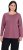 Ulla Popken Basic Round Neck Long Sleeve Slim Fit Cotton Tee Dark Rose - T-krekli - 