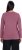 Ulla Popken Basic Round Neck Long Sleeve Slim Fit Cotton Tee Dark Rose - T-krekli - 