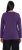 Ulla Popken Basic Round Neck Long Sleeve Slim Fit Cotton Tee Deep Violet - T-krekli - 