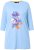 Ulla Popken Floral Motif 3/4 Sleeve Tunic Tee Light Blue - Apdrukāti T-krekli sievietēm - 