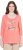 Ulla Popken Make It Amazing 3/4 Sleeve Graphic Tee Coral - Apdrukāti T-krekli sievietēm - 