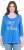 Ulla Popken Make It Amazing 3/4 Sleeve Graphic Tee Pacific Blue - Apdrukāti T-krekli sievietēm - 