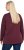 Ulla Popken Fawn Long Sleeve Graphic Tee Plum - Apdrukāti T-krekli sievietēm - 