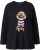 Ulla Popken Sequined Puppy Long Sleeve Graphic Tee Black - Apdrukāti T-krekli sievietēm - 