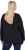 Ulla Popken Sequined Puppy Long Sleeve Graphic Tee Black - Apdrukāti T-krekli sievietēm - 
