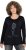 Ulla Popken Holiday Long Sleeve Graphic Tee Black - Apdrukāti T-krekli sievietēm - 